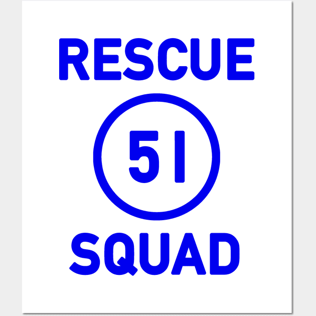 Rescue 51 Wall Art by Vandalay Industries